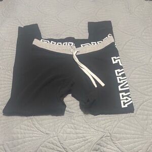 Victoria's Secret Black and White Track Pants